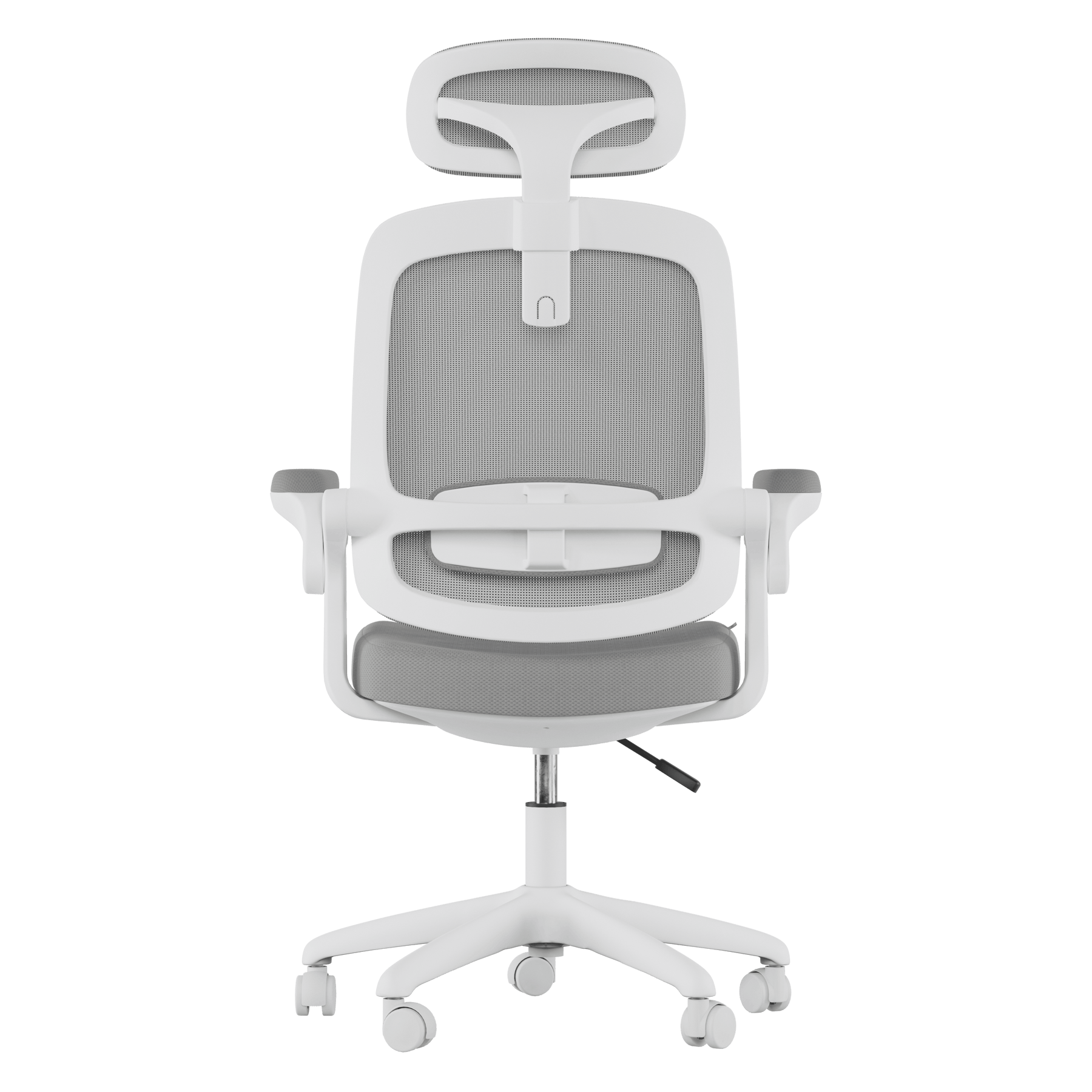 Cadeira de Escritório Ergonômica Elements Astra Cinza Branco